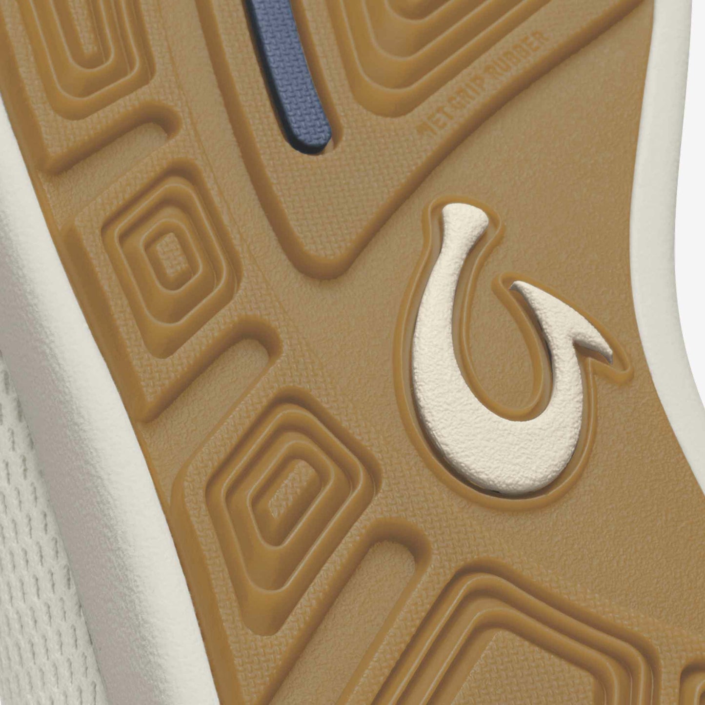 Olukai Moku Slip On - White Sand / Trench Blue