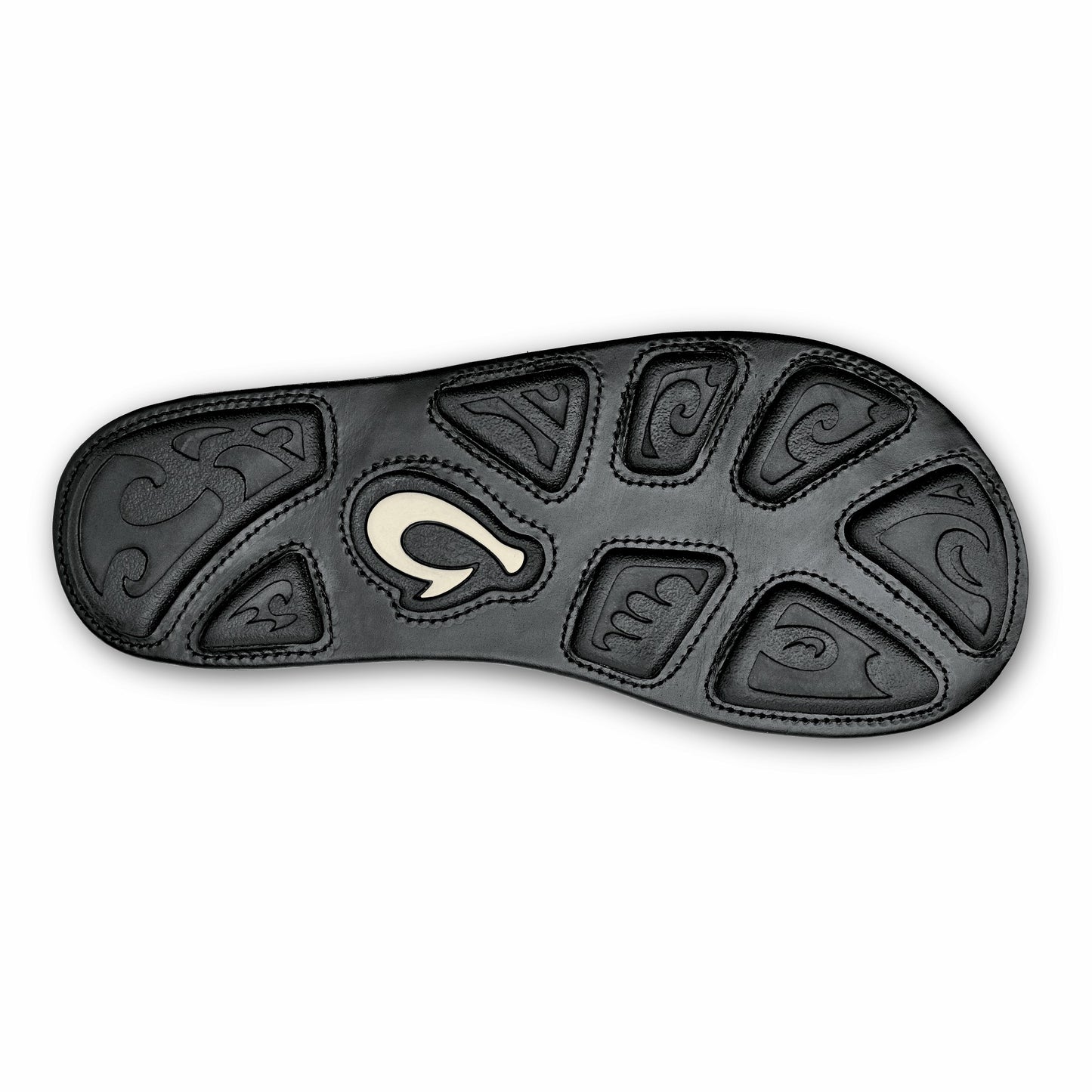 Olukai OluKai Mea Ola - Black | Leather Beach Sandals