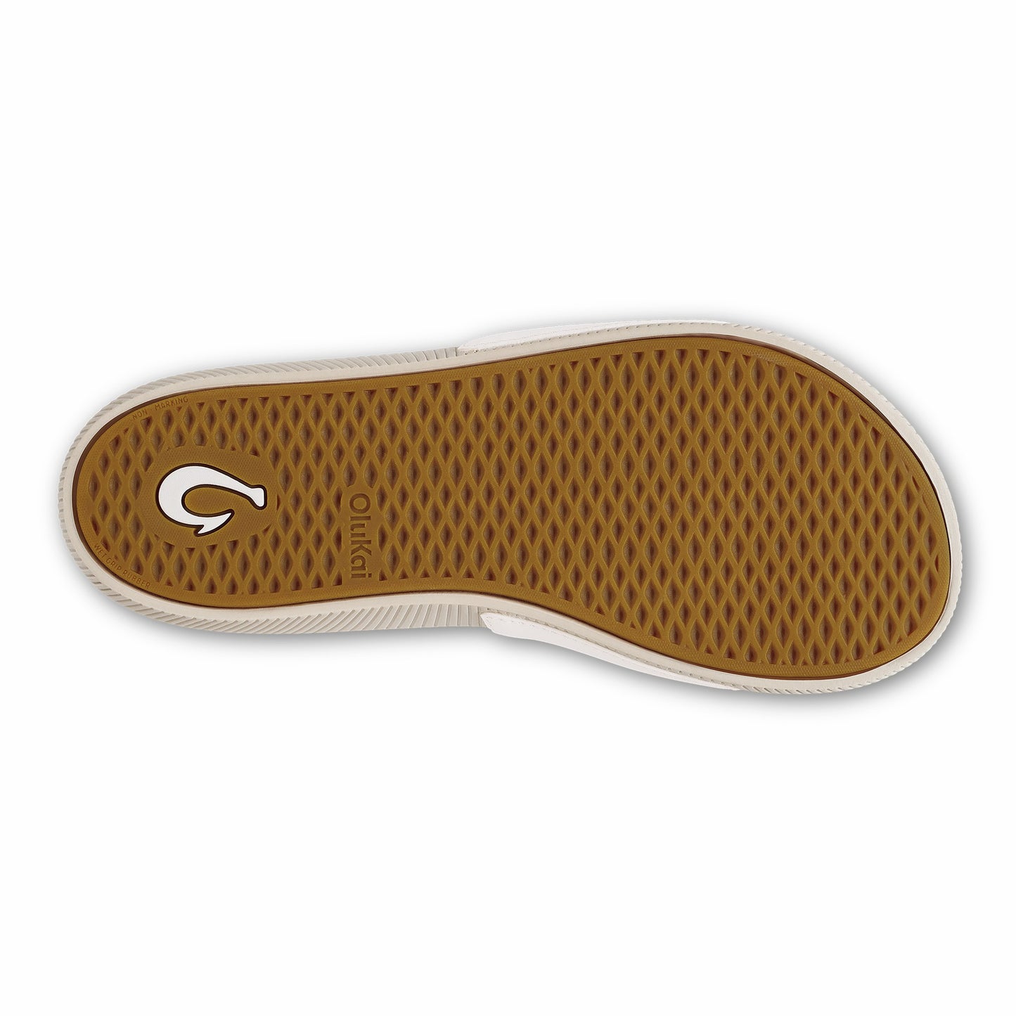 Olukai Ulele Slide - Bright White / Tapa