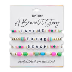 Bracelet Story: Take Me to the Beach – Fun in the Sun Bracelet Set / Top Trenz For Sale