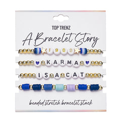 “Karma Is a Cat” – A Bracelet Story Set of 4 / Top Trenz Outlets