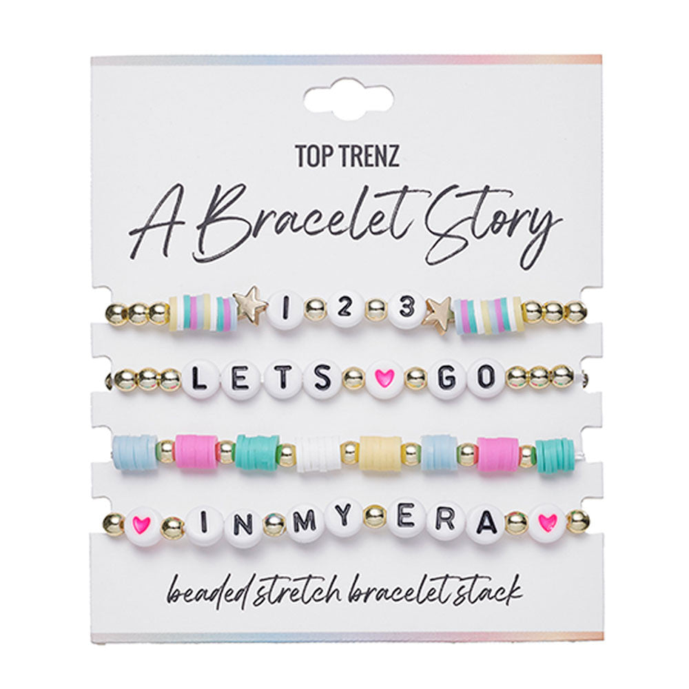 1, 2, 3, Let’s Go! Bracelet Story Set – 4-Piece Collection / Top Trenz For Sale