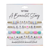 1, 2, 3, Let’s Go! Bracelet Story Set – 4-Piece Collection / Top Trenz For Sale
