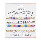 Lover Bracelet Story Set – Pastel 4-Piece Collection / Top Trenz Online