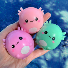 Sensory Sticky Fidget Bubble Foam Axolotl Toy / Top Trenz Outlets