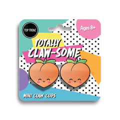 Mini Peach Claw Clips / Top Trenz US