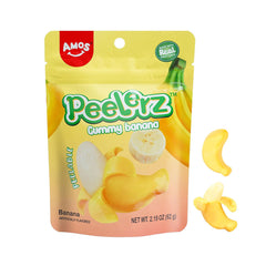Peelerz - Peelable Banana Gummy - TikTok Viral Candy Made with Real Fruit Juice! / Top Trenz Online Shop