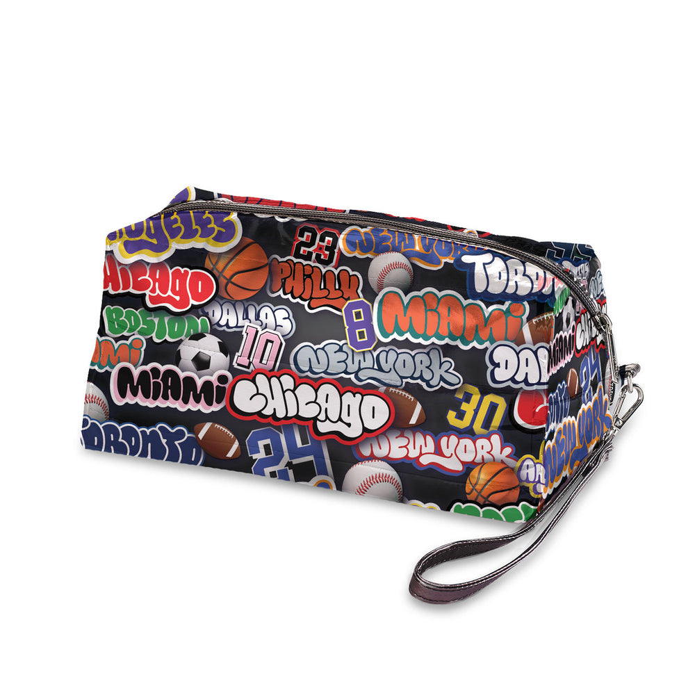 Sports Nation Puffer Toiletry Bag - Boys' Travel and Camp Essentials / Top Trenz Sale