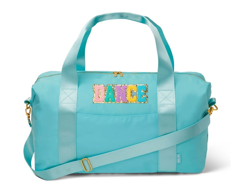 Blue Nylon Weekender Dance Duffel Bag / Top Trenz Sale