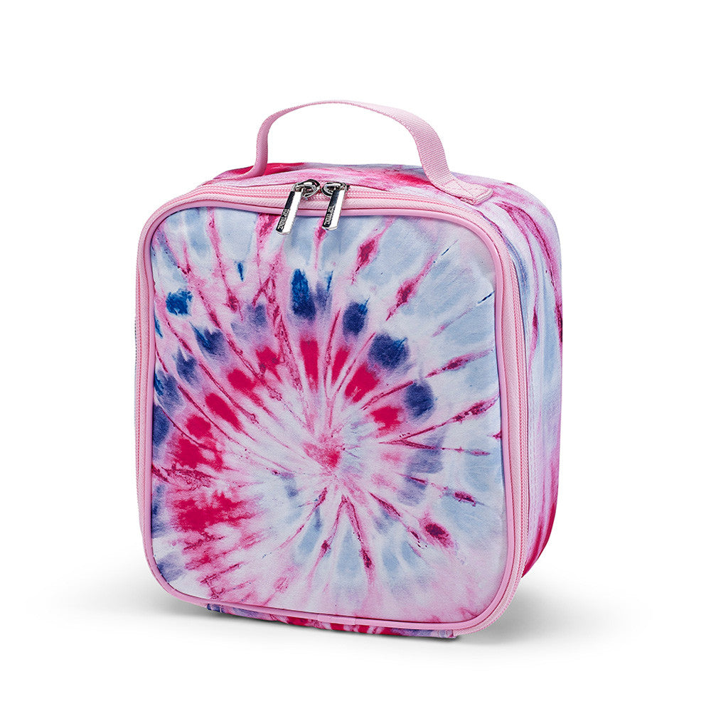 Tie Dye Purple Canvas Insulated Lunch Boxes / Top Trenz Online