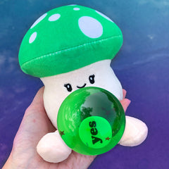 Magic Fortune Character Mushroom Plush Fidget Squishy Toy / Top Trenz Outlets
