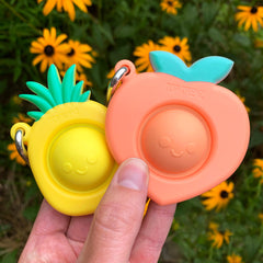 Pineapple pop fidget keychain / Top Trenz Online