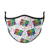 Happy Birthday White Face Mask For Kids And Tweens / Top Trenz Online Shop