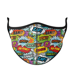 Fun Printed Fashion Face Cloth Masks For All Ages / Top Trenz For Sale