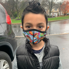 Fun Printed Fashion Face Cloth Masks For All Ages / Top Trenz For Sale
