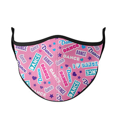 Super Cute Dance Print Face Mask / Top Trenz Outlets