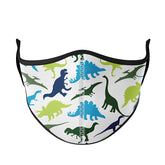 Fun Dinosaur Printed Fashion Face Mask / Top Trenz Sale
