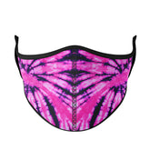 Pink Tiger Tie-Dye Face Mask / Top Trenz Online