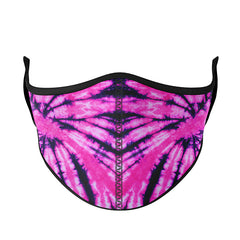 Pink Tiger Tie-Dye Face Mask / Top Trenz Online