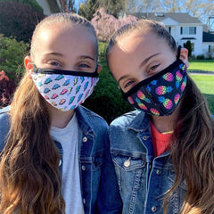 Rainbow Pineapple Face Mask / Top Trenz Outlets
