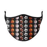 Black Multi Sports Face Mask / Top Trenz Online