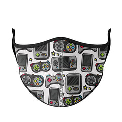 White Game Time Face Mask / Top Trenz Online Shop