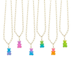 Bear Charm Necklace Accessories For Kids / Top Trenz Online Shop