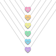 Charming Heart Chain Jewelry Necklace For Kids / Top Trenz Discount