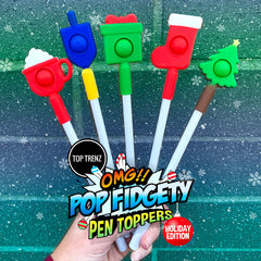 OMG Pop Fidgety - Holiday Pen Topper / Top Trenz Online Shop