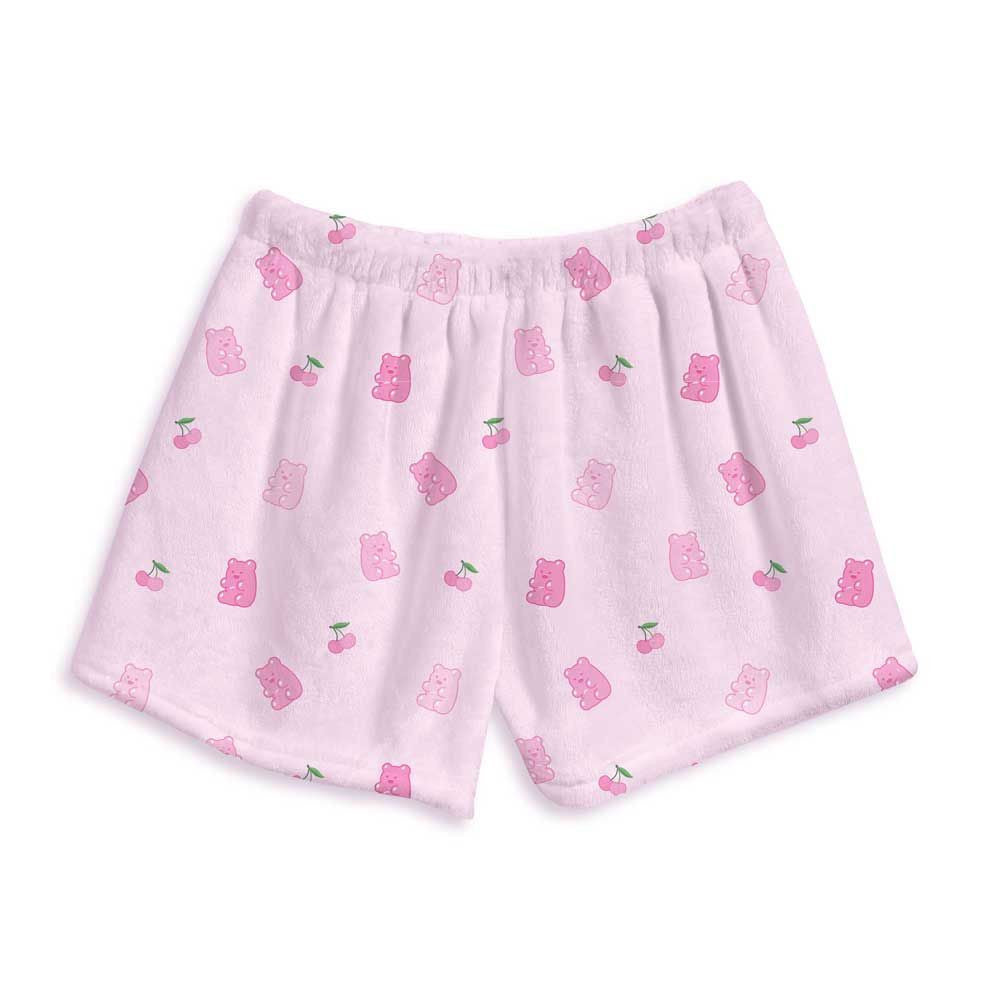 Gummy bear Fuzzy Lounge Shorts For Kids And Tweens / Top Trenz Sale