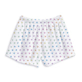 Rainbow Heart Fuzzy Lounge Shorts For Kids And Tweens / Top Trenz Discount