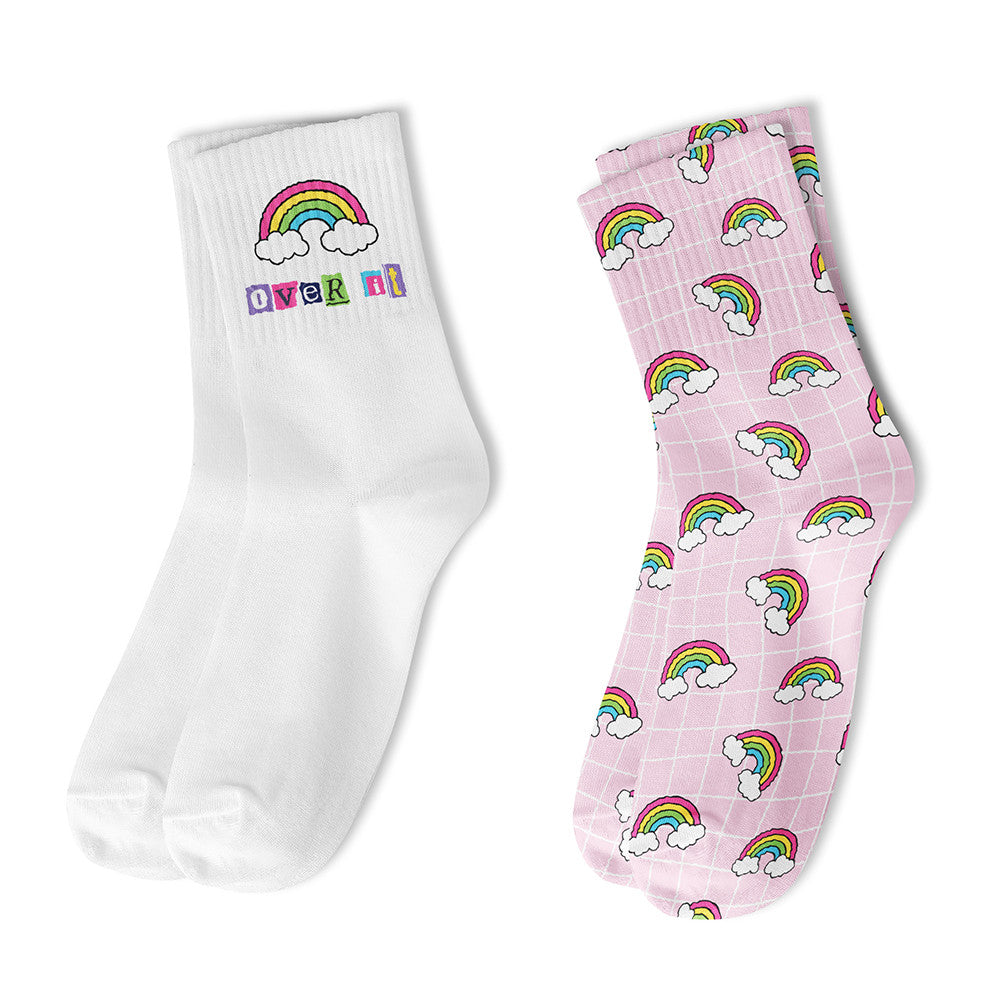 Crew Pattern Socks Multi Pack For Kids And Tweens / Top Trenz For Sale