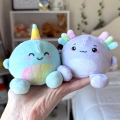 Nelly the Narwhal Squishy Plush – Super Duper Sugar Squisher - Trending Sensory Fidget Toy for Kids, Tweens, Teens & Collectors / Top Trenz Discount