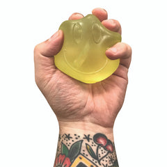 Happy Face Squishy Stress Ball Fidget Toy - Sugar Squisher / Top Trenz For Sale