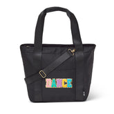 Black Nylon Weekender Dance Tote Bag / Top Trenz Outlets