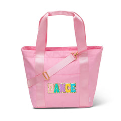 Pink Nylon Weekender Dance Tote Bag / Top Trenz For Sale