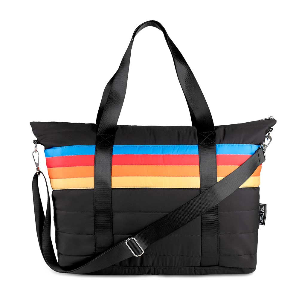 Printed Puffer Tote Weekender Bag For Kids And Tweens / Top Trenz US