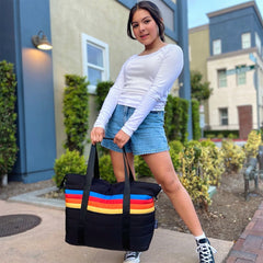 Printed Puffer Tote Weekender Bag For Kids And Tweens / Top Trenz US