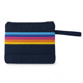 Retro Puffer Wet Bag – Navy Rainbow Swim & Camp Bag / Top Trenz Sale