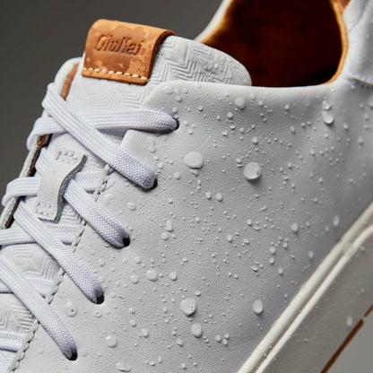 Olukai Lae‘ahi Lī ‘Ili Leather Sneakers - Bright White