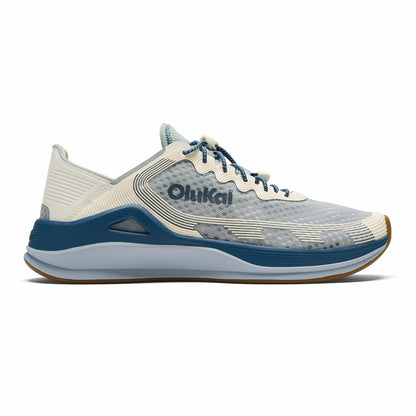 Olukai ‘Ahi Water Boat Shoes - Blue Pearl / White Sand