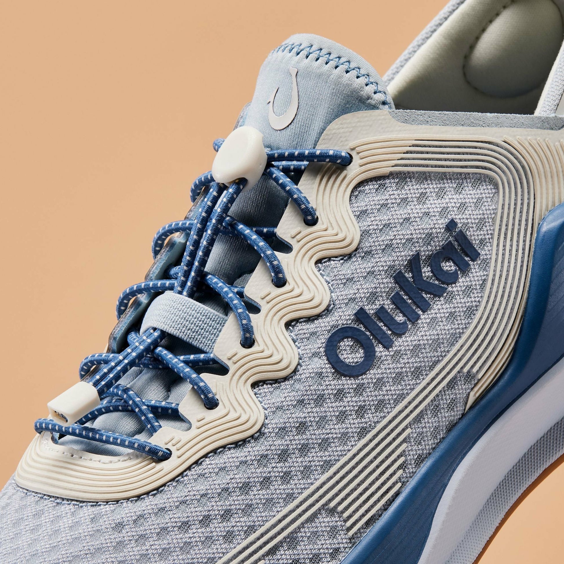 Olukai ‘Ahi Water Boat Shoes - Blue Pearl / White Sand