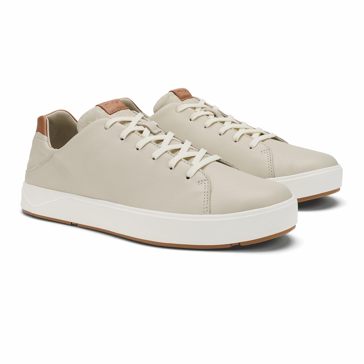 Olukai Lae‘ahi Lī ‘Ili Leather Sneakers - Tapa