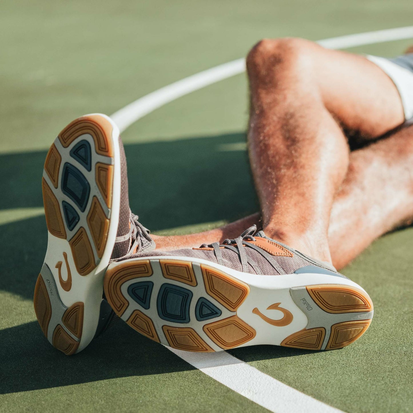 Olukai Mio Lī Athletic Shoes - Pavement / Vintage Indigo