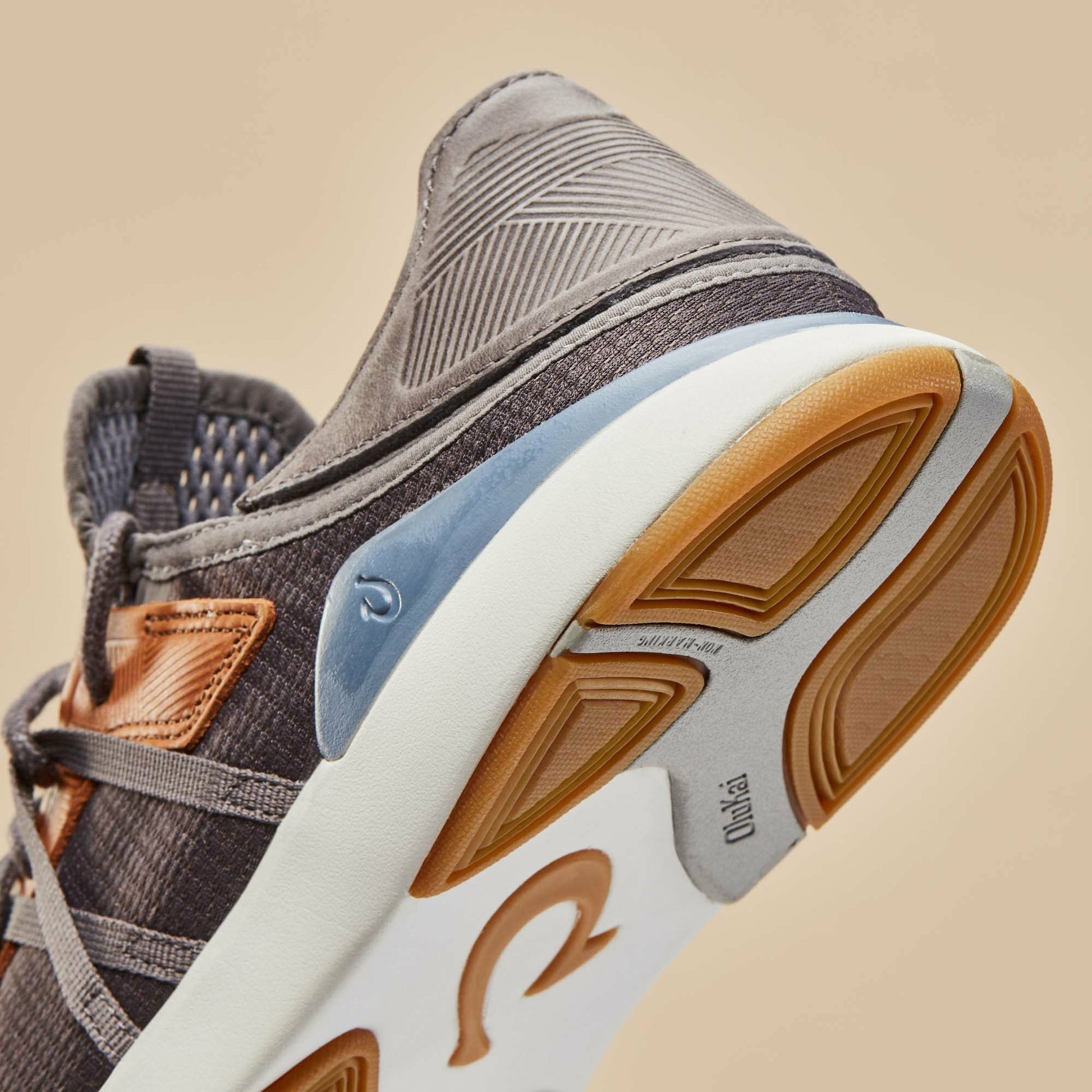 Olukai Mio Lī Athletic Shoes - Pavement / Vintage Indigo