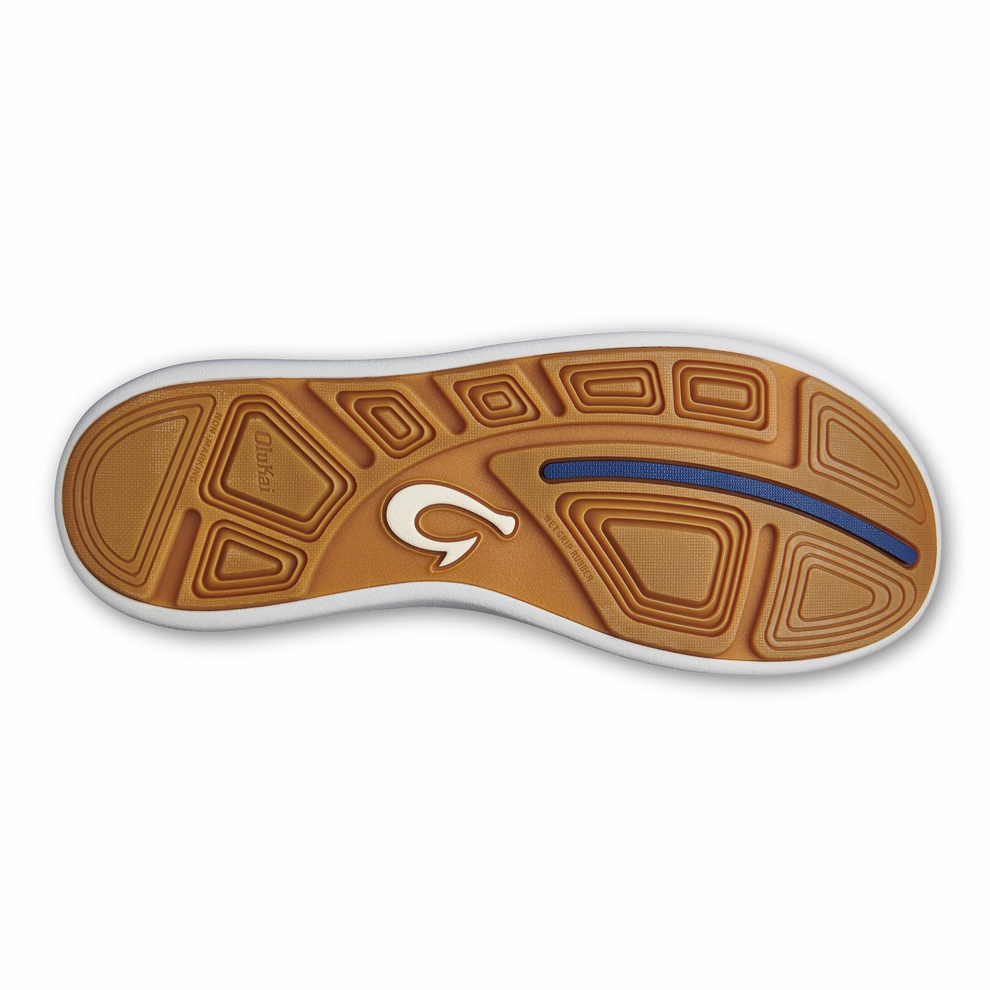 Olukai Moku Pae Boat Shoes - Pavement / Vintage Blue