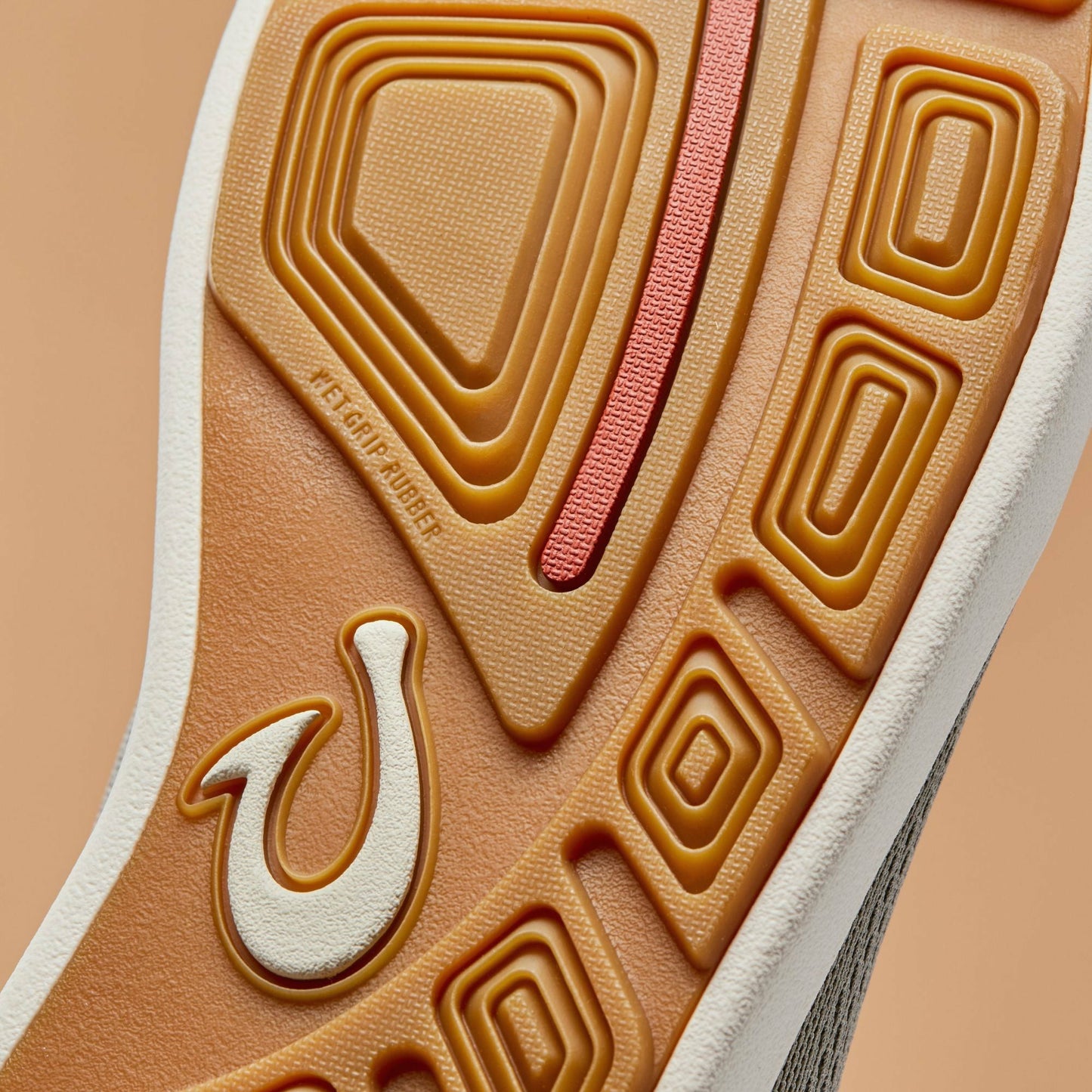 Olukai Moku Pae Boat Shoes - Ash / Trench Blue