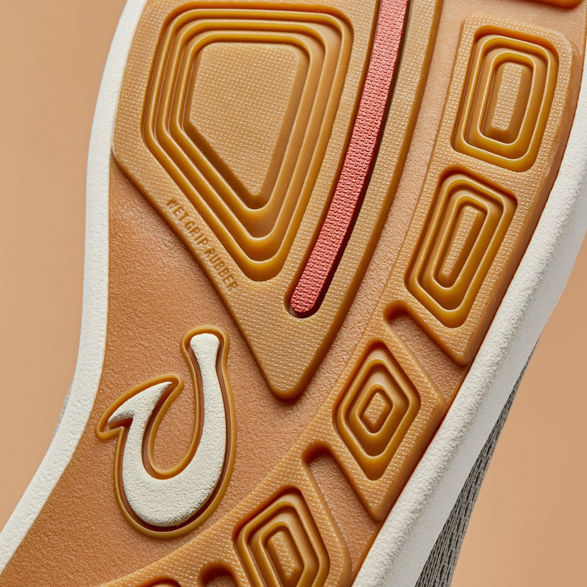 Olukai Moku Pae Boat Shoes - Ash / Trench Blue