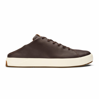 Olukai Lae‘ahi Lī ‘Ili Leather Sneakers - Dark Java
