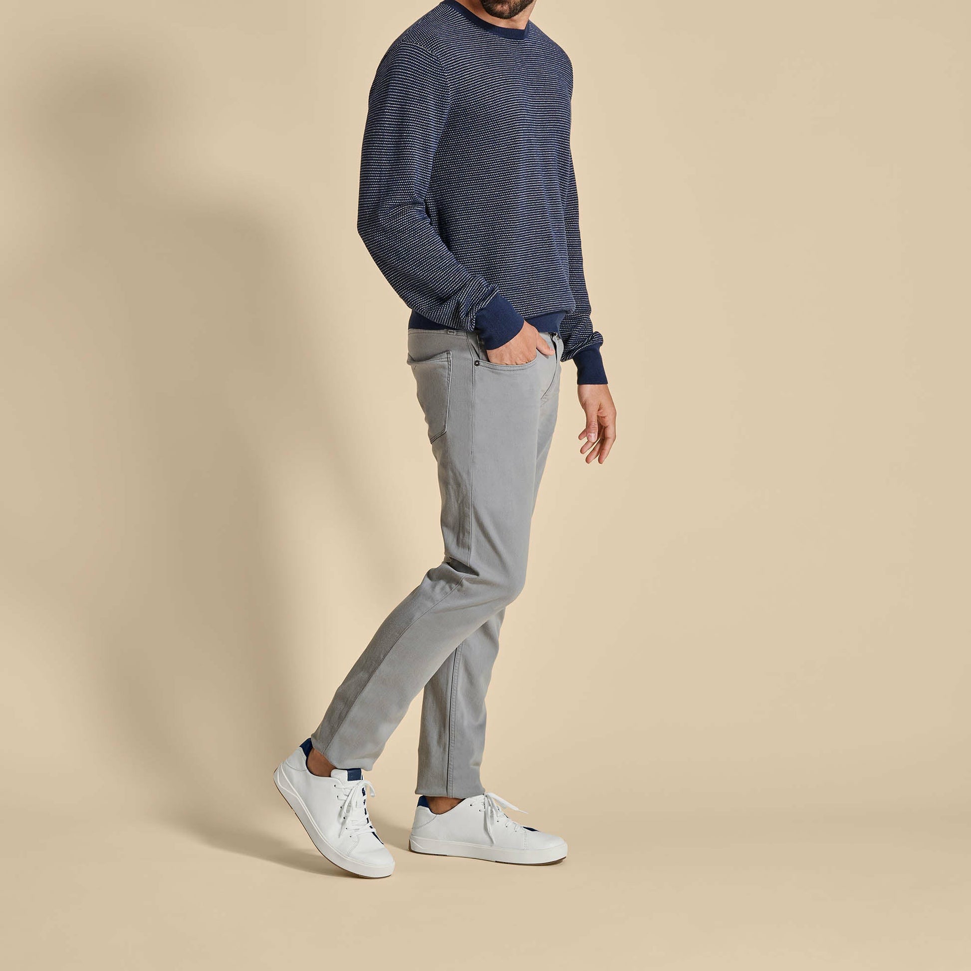 Olukai Lae‘ahi Lī ‘Ili Sneakers - Bright White / Trench Blue
